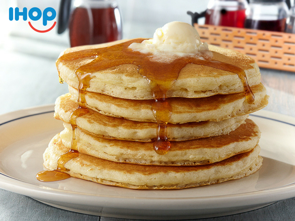 During your Ihop fundraiser you can enjoy their Original Buttermilk Pancakes