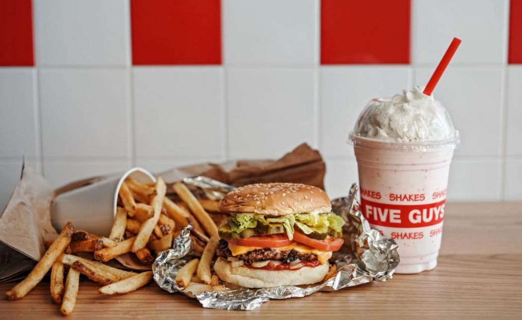 Five Guys fundraising wouldn't be complete without many, many portions of their delicious fries.